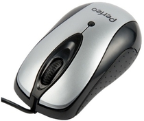 Мышь проводная Perfeo USB PF-17 серо черная