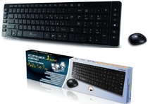 Беспроводной комплект клавиатура мышь SmartTrack stc-202301 черный