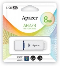 USB 8Gb Apacer AH223 White