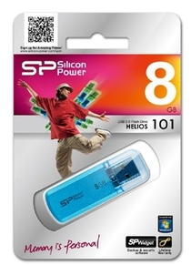 USB 8Gb Silicon Power Helios 101 голубой