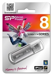 USB 8Gb Silicon Power Ultima II i-series Silver