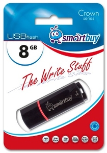 USB 8Gb Smart Buy Crown черный
