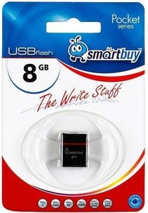 USB 8Gb Smart Buy Pocket series Black
