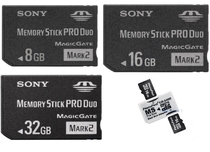 Memory Stick 8,16,32Gb