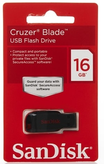 USB 16Gb SanDisK Cruzer Blade
