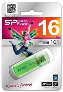 USB 16Gb Silicon Power Helios 101 зеленый