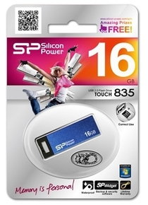 USB 16Gb Silicon Power Touch 835 Blue синий
