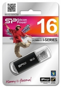 USB 16Gb Silicon Power Ultima II i-series Black