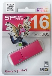 USB 16Gb Silicon Power Ultima U05 Pink розовый