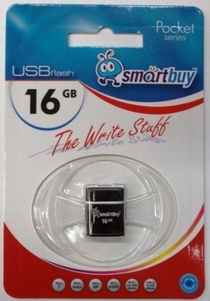 USB 16Gb Smart Buy Pocket Black черный