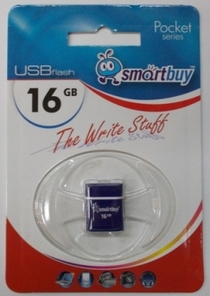 USB 16Gb Smart Buy Pocket Blue синий