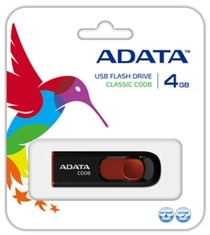 USB 4Gb ADATA C008 Black+Red