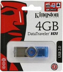USB 4Gb Kingston DataTraveler 100G2 синяя