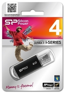 USB 4Gb Silicon Power Ultima II-I Black