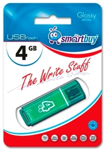 USB 4Gb Smart Buy Glossy series Green