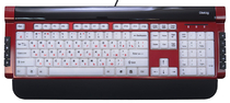 Проводная клавиатура с подсветкой Dialog KK-L06U Red Orange Black